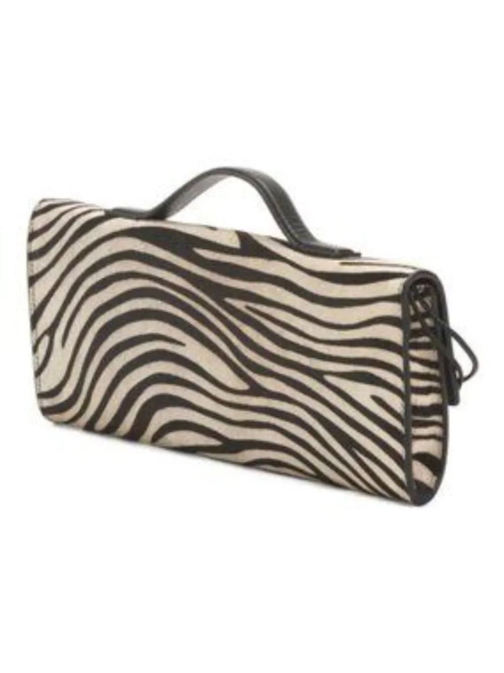 WALTER BAKER Leather Top Handle Clutch